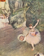 T�nzerinn mit Blumenstrau�, Gr��end: Der Star des Balletts nach